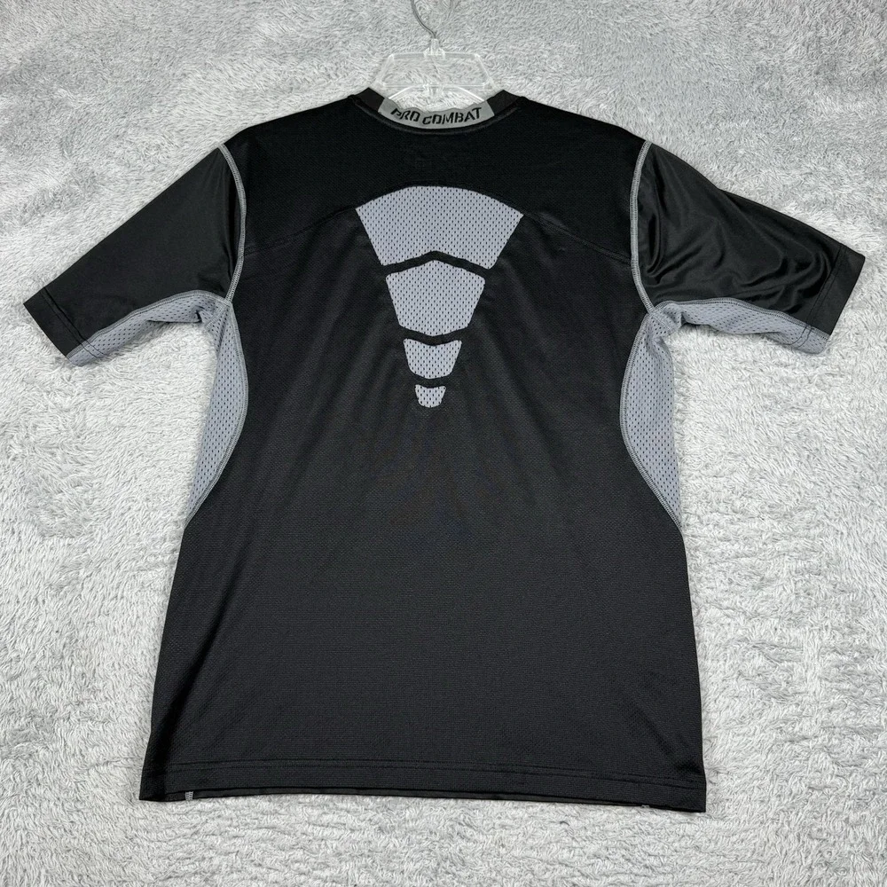 Nike Pro Combat Shirt Boys  XL Black Dri Fit Gym‎ Training Base Layer